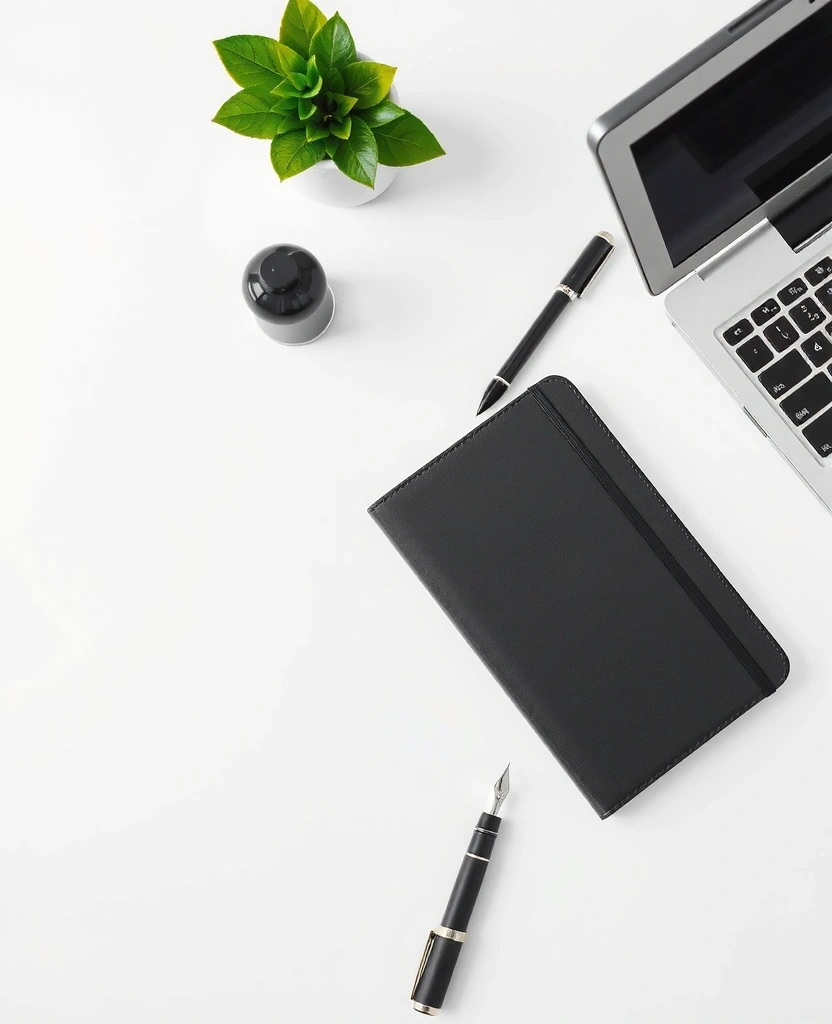 Minimalist desk representing clear professional focus